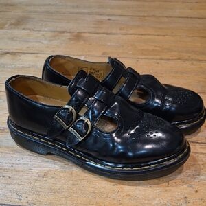 Dr. Martens Black Leather Shoes